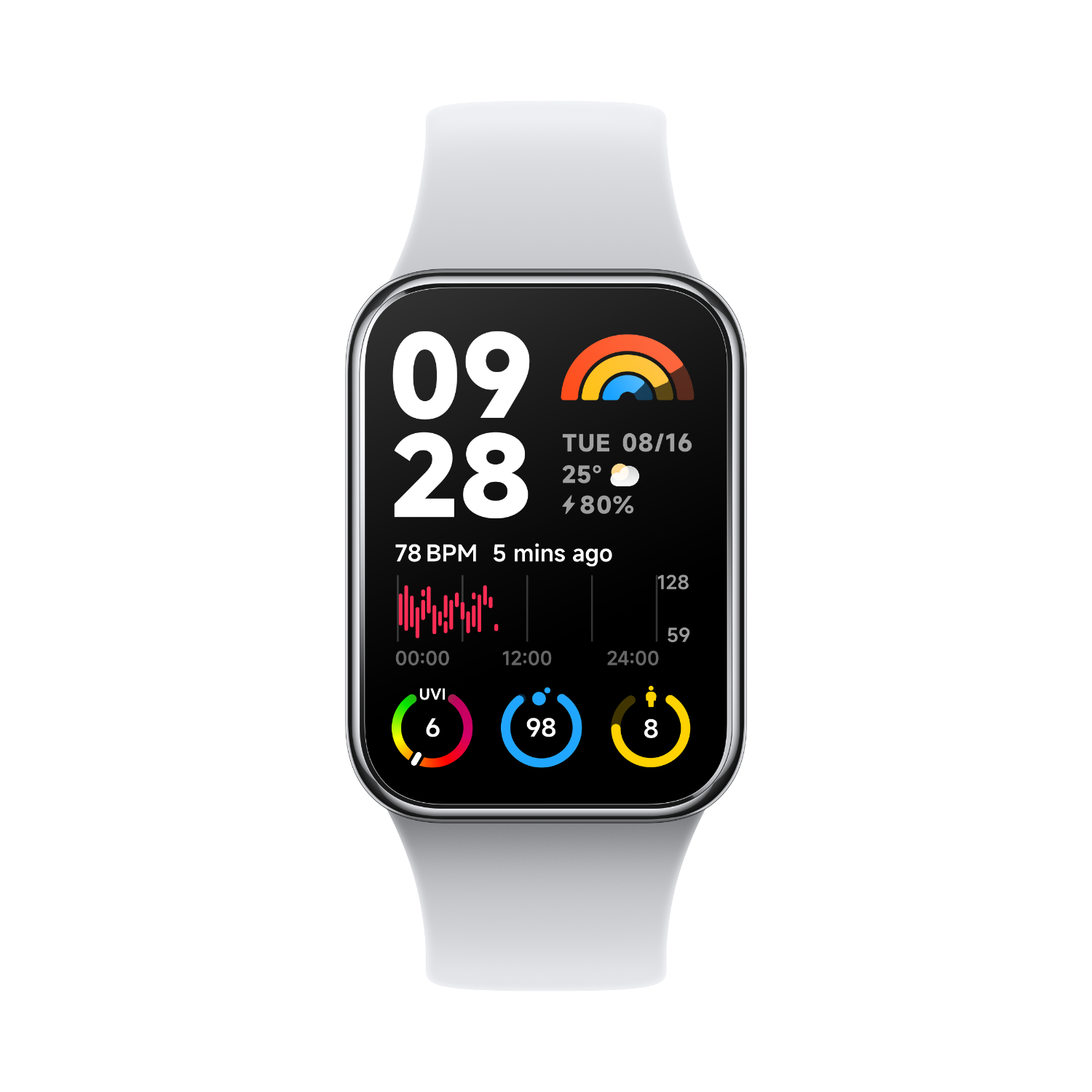 XIAOMI Smart Band 8 Pro Activiteitsmeter Zilver