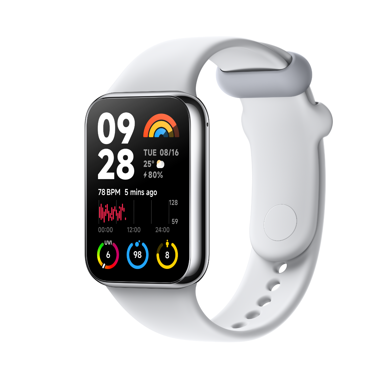 XIAOMI Smart Band 8 Pro Activiteitsmeter Zilver