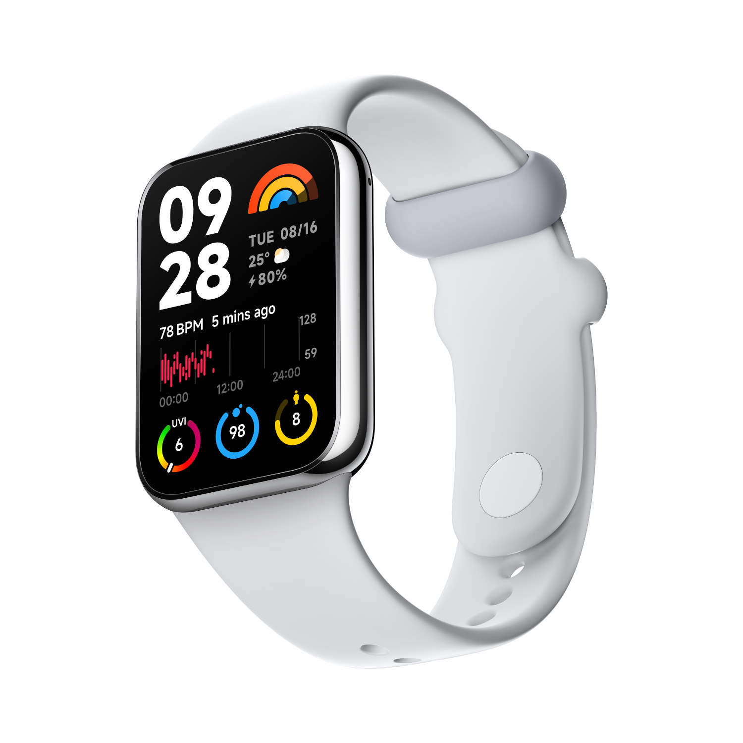 XIAOMI Smart Band 8 Pro Activiteitsmeter Zilver