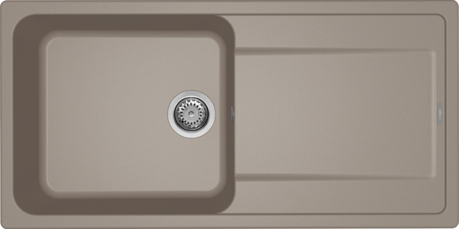 ELLECI LIFE 480 G43, 1000x500 mm, medence mélység 180mm,tartozék:Helytakarékos szifon, szűrőkosár