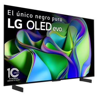 TV OLED 42" - LG OLED42C34LA, OLED 4K, Inteligente α9 AI Processor 4K Gen6, Smart TV, DVB-T2 (H.265), Negro