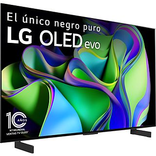 TV OLED 42" - LG OLED42C34LA, OLED 4K, Inteligente α9 AI Processor 4K Gen6, Smart TV, DVB-T2 (H.265), Negro