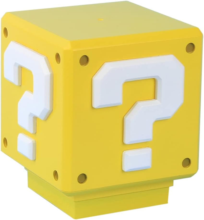Super Mario kérdőjel tégla hangulatvilágítás