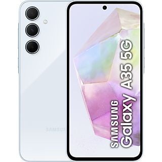 Móvil - Samsung Galaxy A35 5G, 128GB, 6GB RAM, 6.6" FHD+, Exynos 1380, 5000 mAh, Android 14, Light Blue
