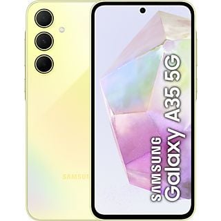 Móvil - Samsung Galaxy A35 5G, 256GB, 8GB RAM, 6.6" FHD+, Exynos 1380, 5000 mAh, Android 14, Yellow