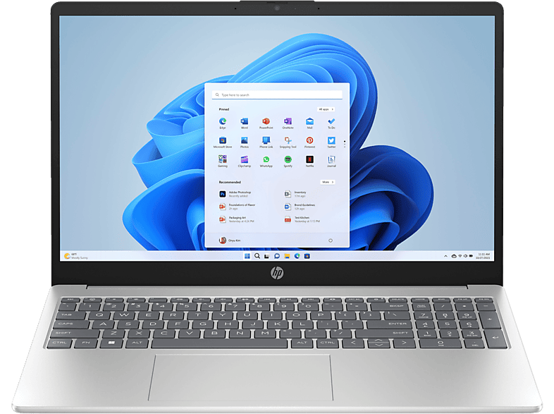 Portátil - HP 15-fd0016ns, 15.6" Full HD, Intel® Core™ i7-1355U, 16GB RAM, 1TB SSD, Iris® Xe, W11 Home, Plata natural