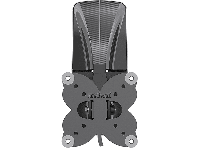 Supporto TV Meliconi Slimstyle Plus 100 ST CG da 14" a 32", portata max 20 kg, Vesa 10x10