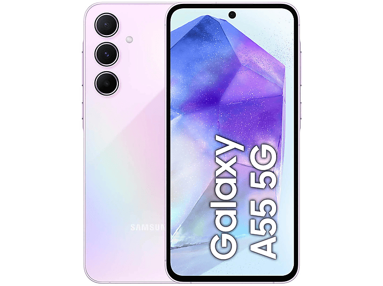 Samsung Galaxy A55 5G 128Gb, 128 GB, Awesome Lilac Smartphone