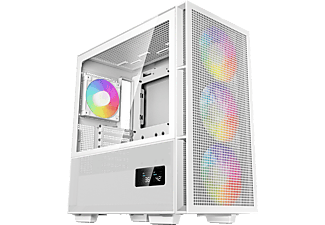 DEEPCOOL CH560 DIGITAL WH Mid-Tower ablakos számítógépház,1x12cm+3x14cm RGB venti, fehér (R-CH560-WHAPE4D-G-1)