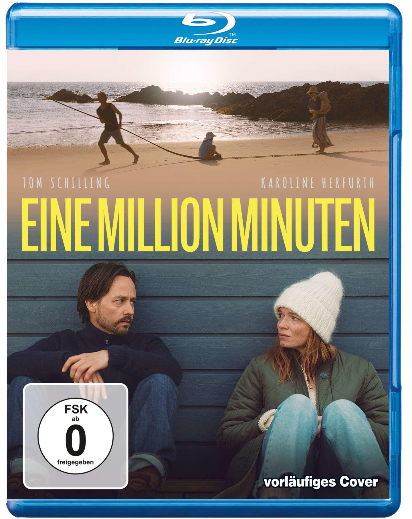 Blu-ray Filmcover: Paar, Text, Strandszene.