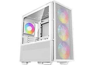 DEEPCOOL CH560 WH Mid-Tower ablakos számítógépház, 1x12cm + 3x14cm RGB ventilátor, fehér (R-CH560-WHAPE4-G-1)