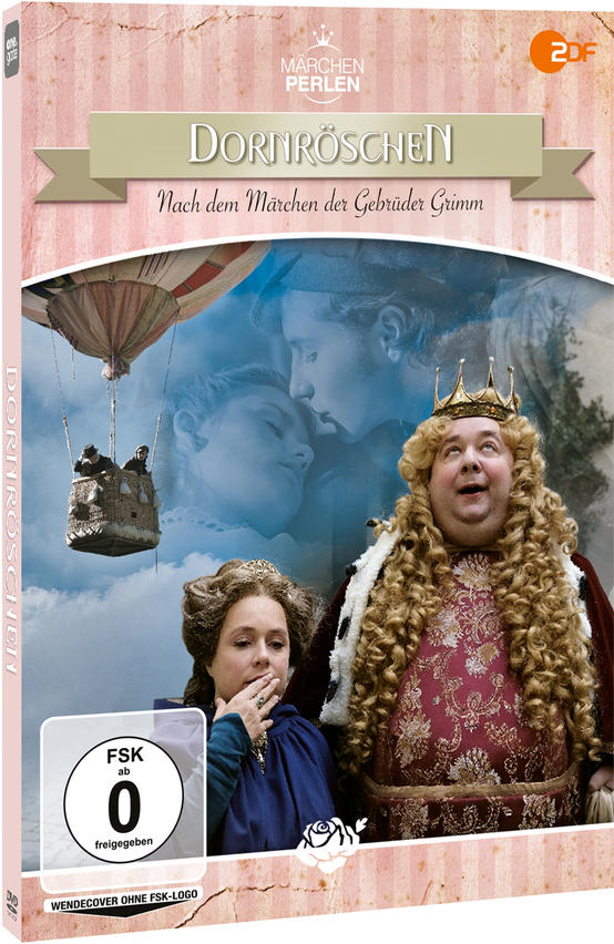 DVD-Cover mit einem Filmplakat mit einer Prinzessin und einem König.