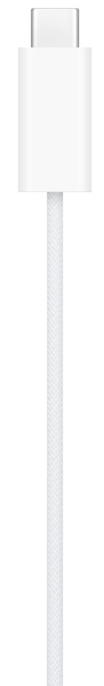 Biały kabel ładujący USB-C z białym złączem.