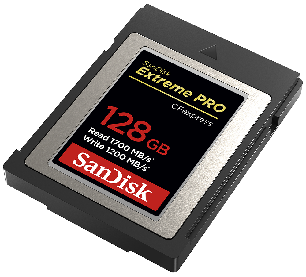 SANDISK Extreme Pro CFexpress Kart Tip B, 128 GB, 1700 MB/s Okuma, 1200 MB/s Yazma SD Hafıza Kartı