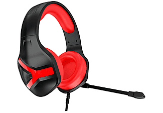 RAMPAGE RM-X1 Python 3.5mm Gaming Oyuncu Mikrofonlu Kulak Üstü Kulaklık Siyah/Kırmızı Outlet 1212358