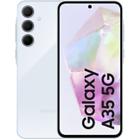 MediaMarkt SAMSUNG Galaxy A35 - 128 GB Lichtblauw aanbieding