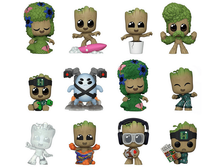 Funko Marvel Groot Mystery Mini Blindbox 12er Display, 9 cm Sammelfiguren — Foto 2 von 2