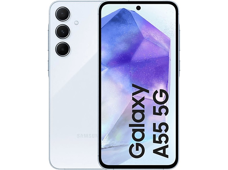 Samsung Smartphone Galaxy A55 128 Gb 5g Awesome Ice Blue (sm-a556blbaeub)