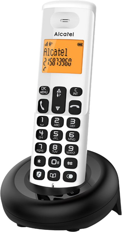 ALCATEL E160 Fehér dect telefon