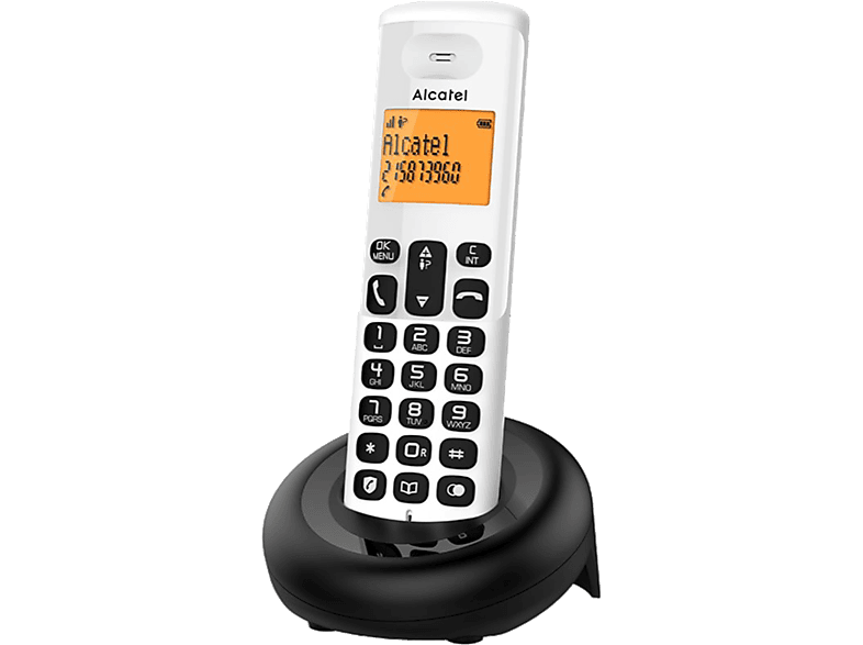 ALCATEL E160 Fehér dect telefon