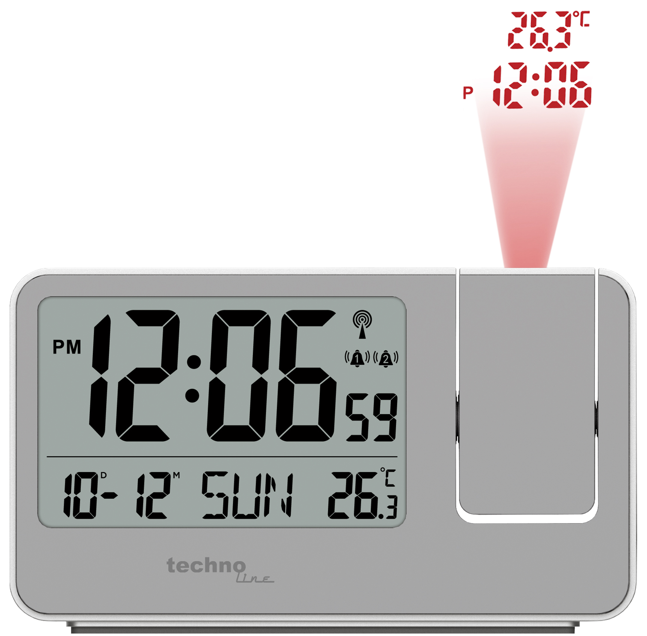 TECHNOLINE WT 534 Projektionswecker Wecker MediaMarkt