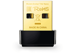 TP-LINK Archer T2U Nano AC600 Nano Wireless USB Adaptör Siyah Outlet 1204436