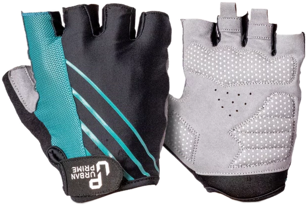 URBAN PRIME Rövid, párnázott kesztyű, zöldeskék