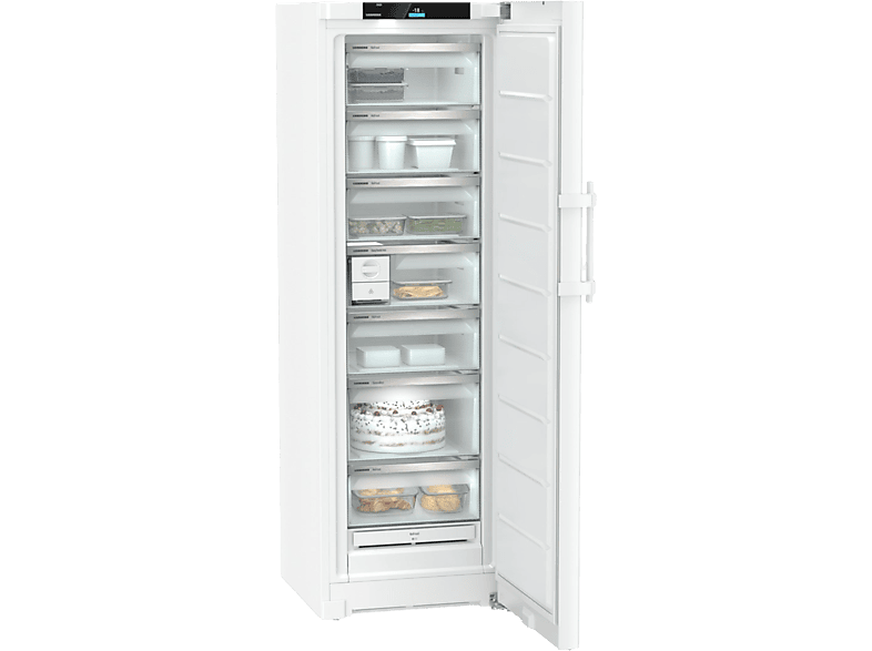 Liebherr FNc 527i Gefrierschrank (C, 1855 mm hoch, No Frost (verminderte Eisbildung), Weiß)