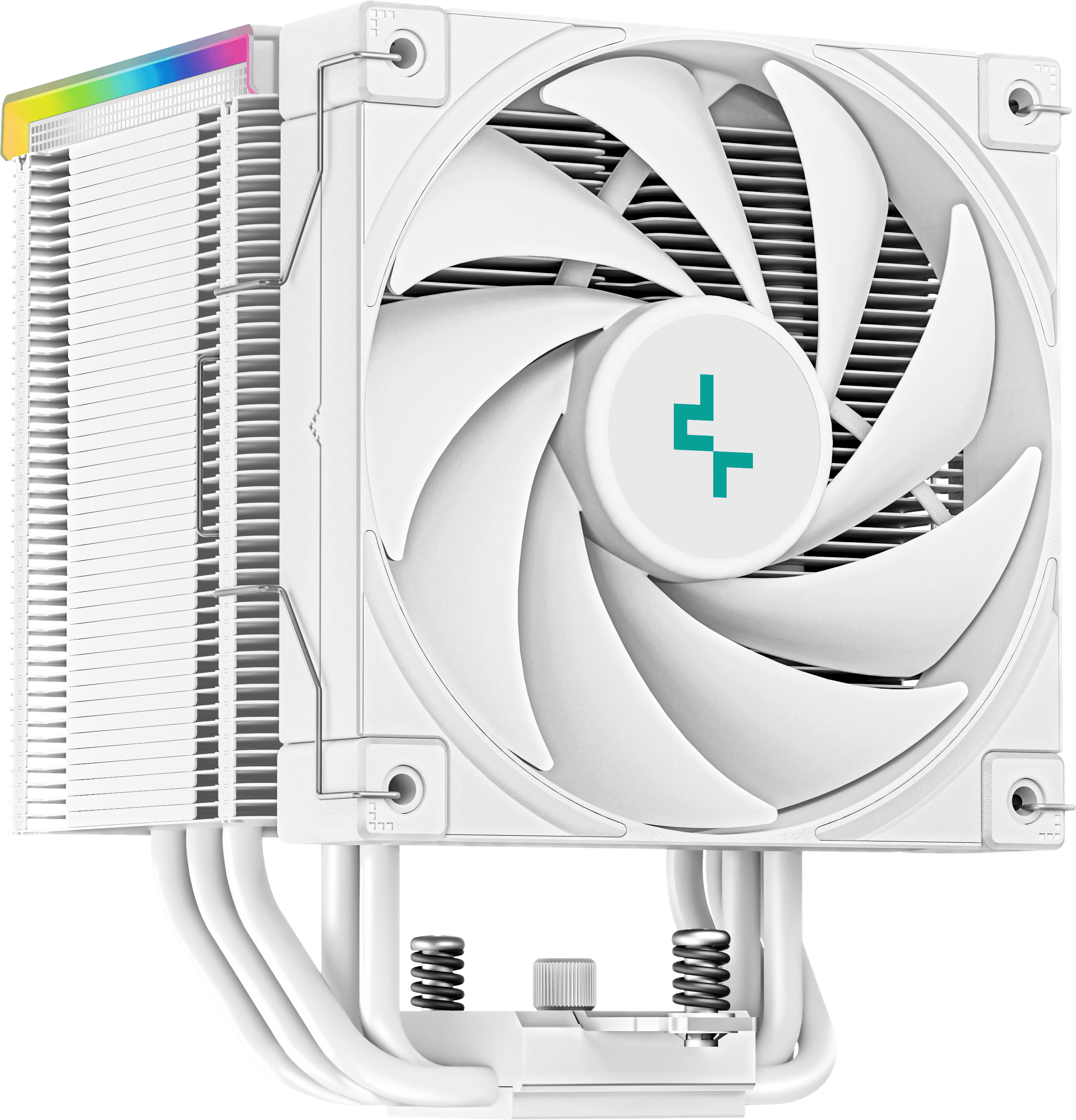DEEPCOOL AK500 DIGITAL WH univerzális CPU hűtő, RGB, 1x12cm, PWM, 4pin, fehér (R-AK500-WHADMN-G)