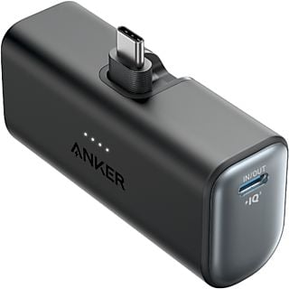 ANKER Anker Nano (22.5 W, geïntegreerde USB-C-aansluiting) Powerbank Zwart