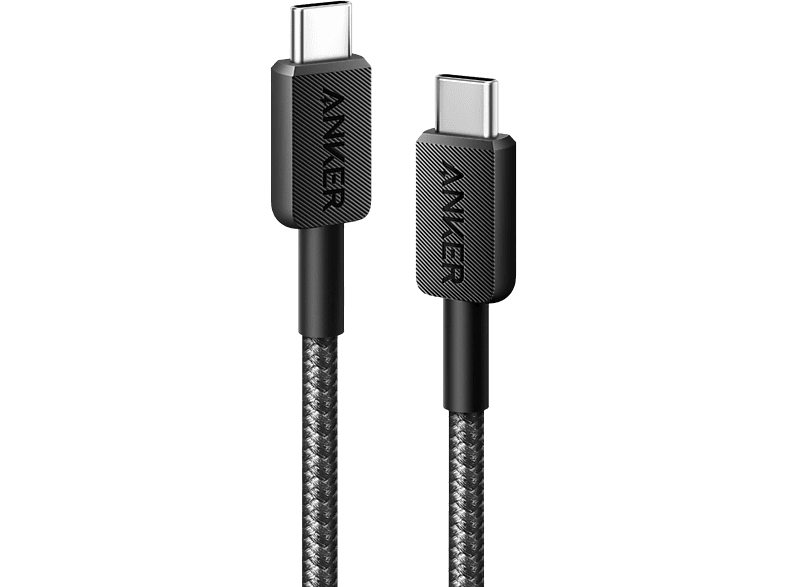 Anker 322 Usb-c Usb-kabel 09 M Zwart afbeelding