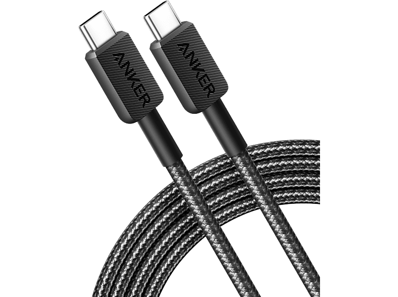 Anker 322 Usb-c Usb-kabel 18 M Zwart afbeelding
