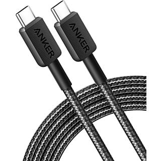 ANKER  322 USB-C USB-kabel 1,8 m Zwart