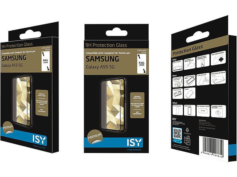 Thumbnail - ISY IPG 5192-2.5D Schutzglas (für Samsung Galaxy A55 5G)