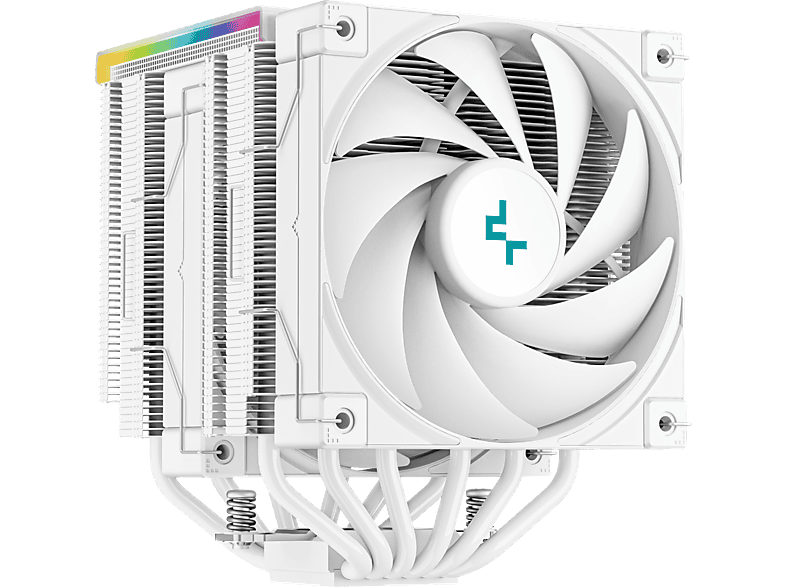 DEEPCOOL AK620 DIGITAL WH univerzális CPU hűtő, RGB, 2x12cm, PWM, 4pin, fehér (R-AK620-WHADMN-G)