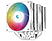 DEEPCOOL AG620 DIGITAL WH univerzális CPU hűtő, RGB, 2x12cm, PWM, 4pin, fehér (R-AG620-WHANMN-G-2)