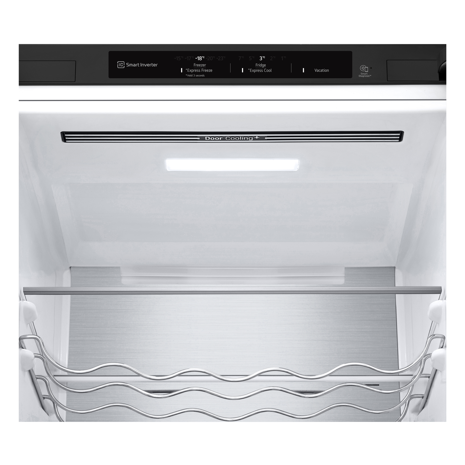 LG GBV7280AEV Koel-vriescombinatie Zwart