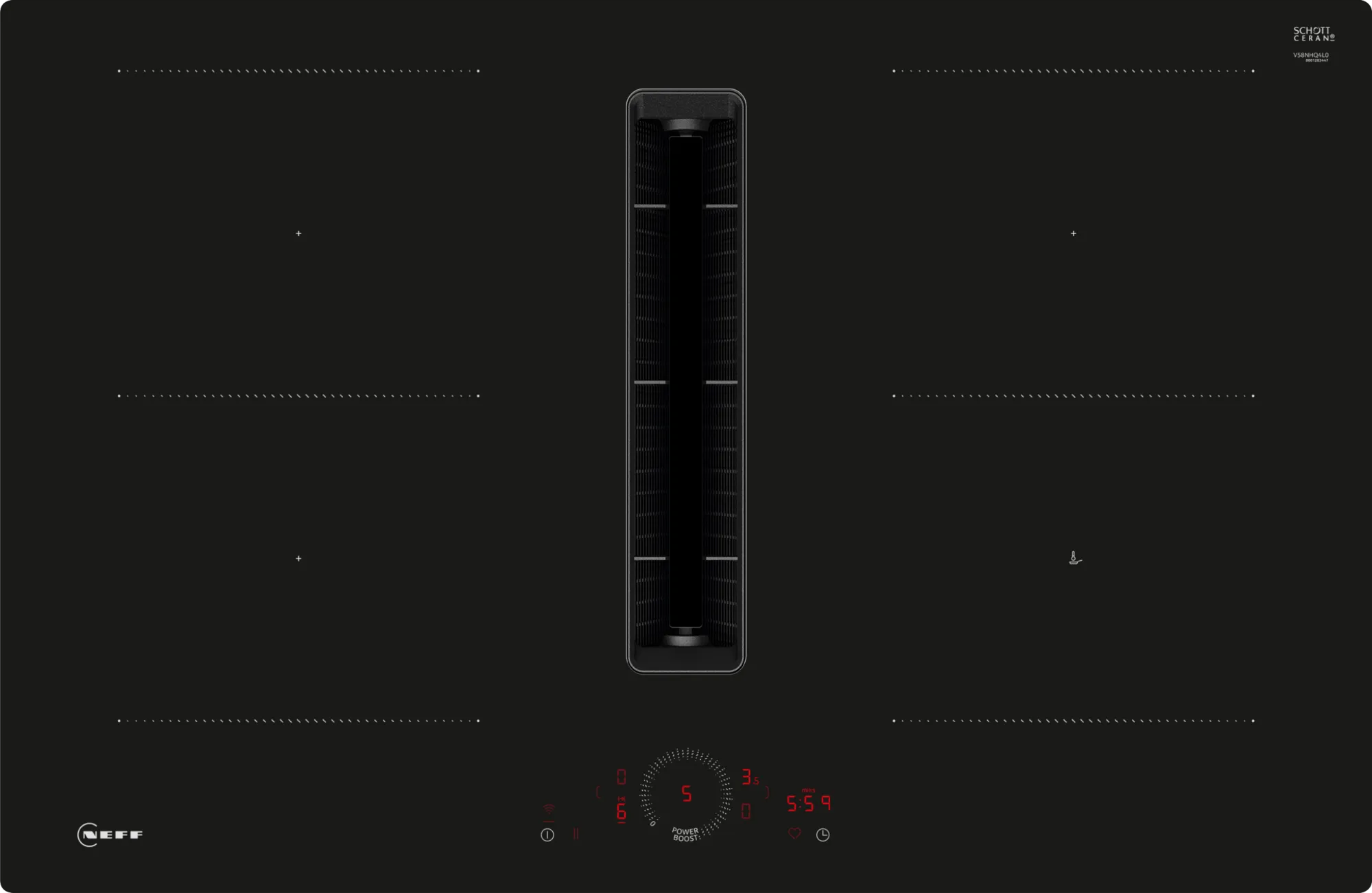 NEFF V58NHQ4L0 Beépíthető indukciós főzőlap