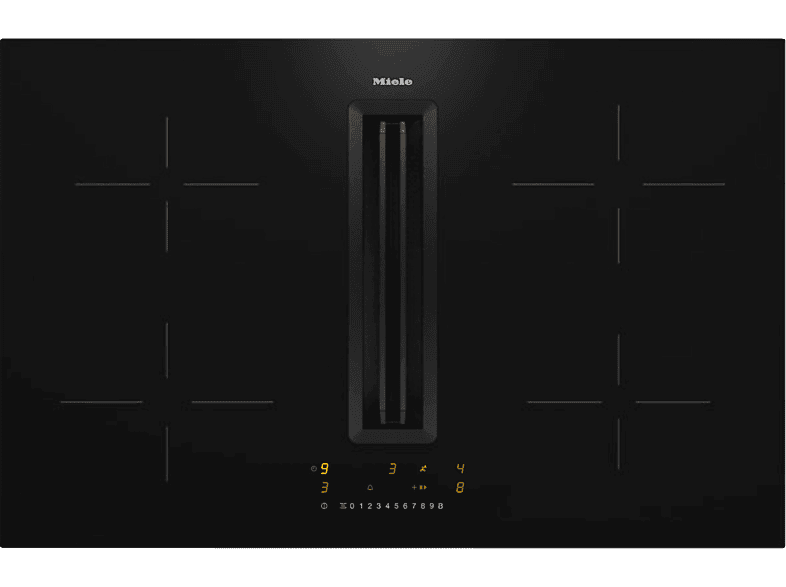 Miele KMDA 7272 FL-U, Vitrocerámica, 4 zonas, Motor Silence, Negro