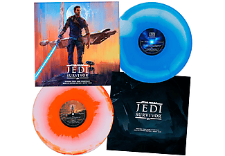 Stephen Barton & Gordy Haab - Star Wars Jedi: Survivor (Blue White & Red White Vinyl) (Vinyl LP (nagylemez))