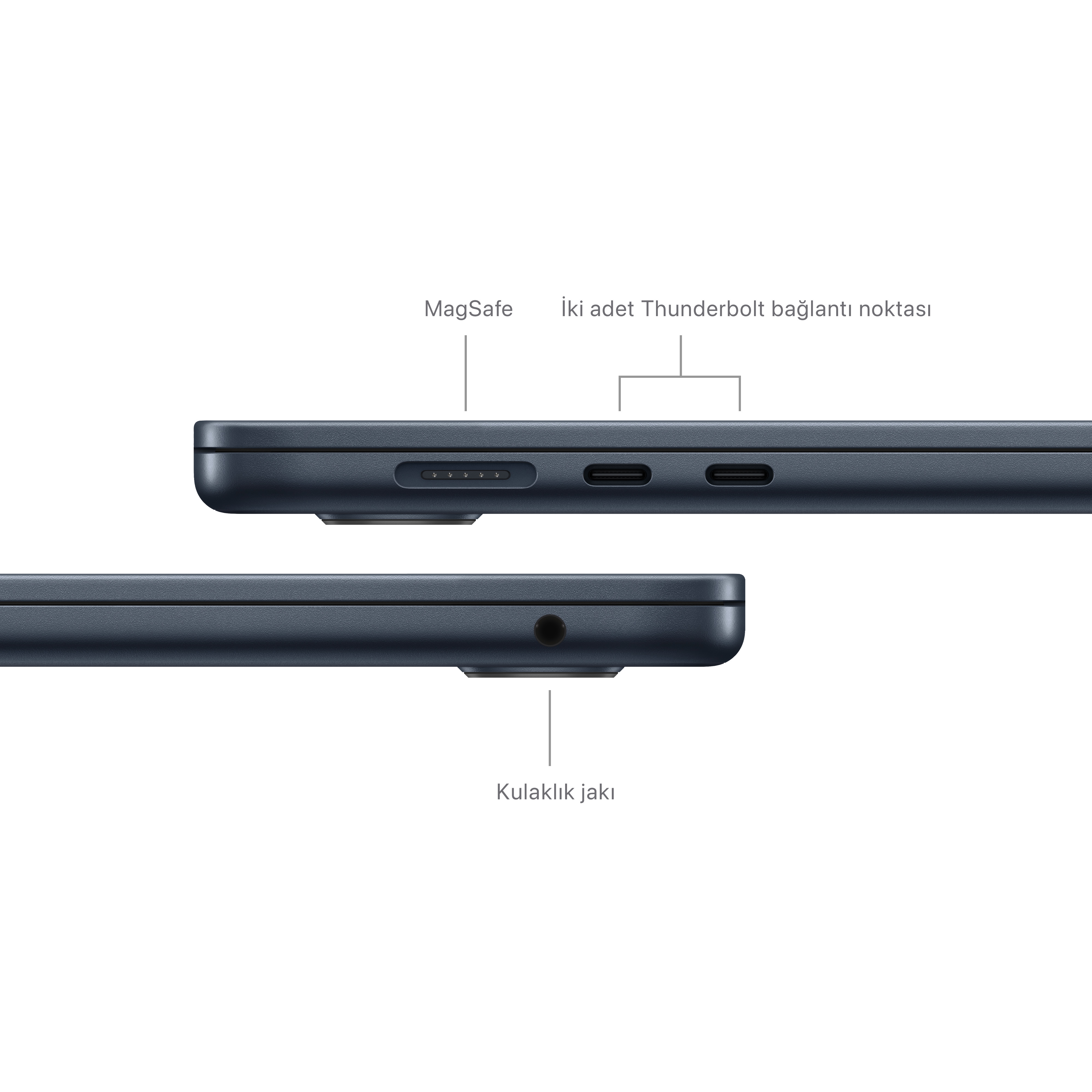 APPLE MRYU3TU/A/Macbook Air/M3/8/256/10/15 inç /Midnight Fiyat