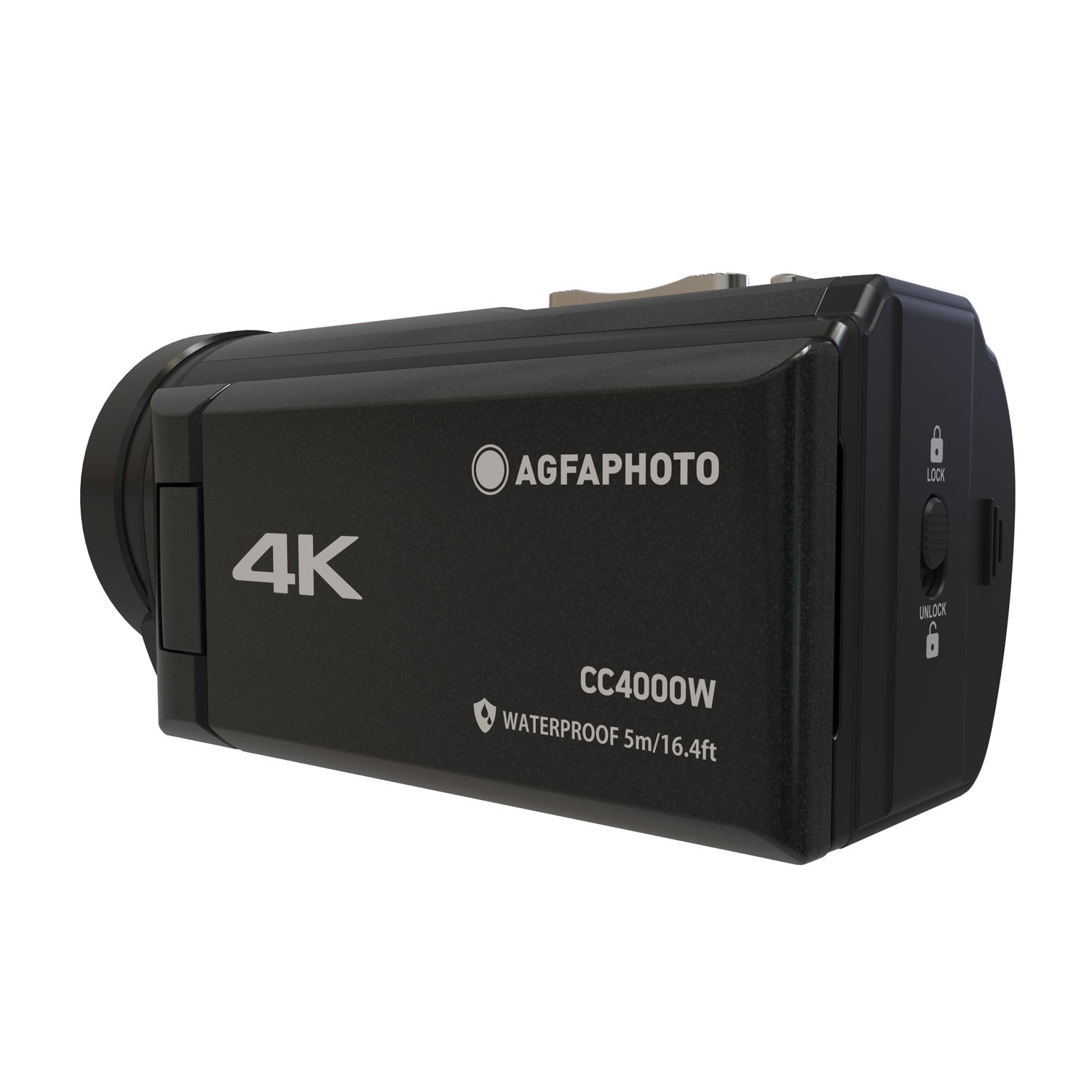 Fotocamera impermeabile 4K AGFA photo nera.