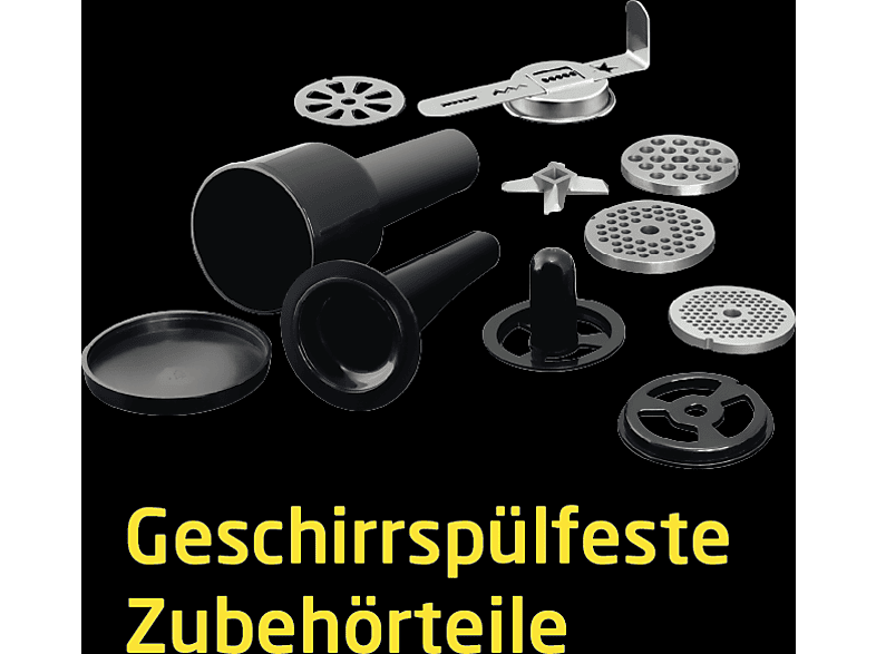 Koenic KMG-TR 201724 M Fleischwolf 800 Watt Schwarz — Foto 4 von 5