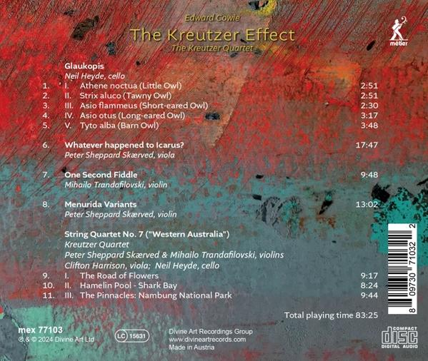 Album-Rückseite mit Titel, Künstlern und Liedliste.