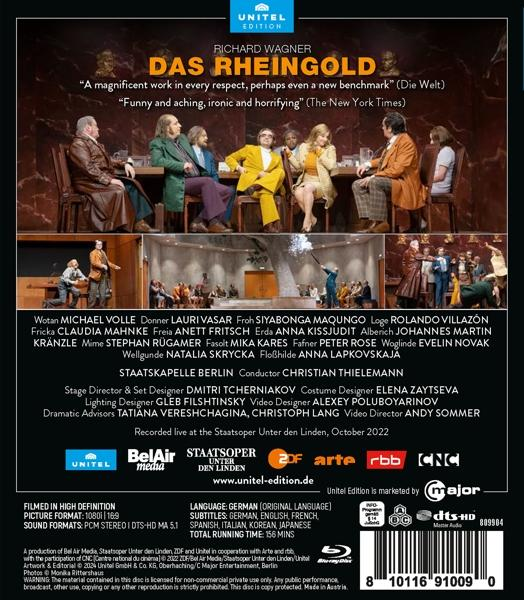 Cover eines Musikfilms mit Szenen aus einer Opernaufführung und Besetzungslisten.