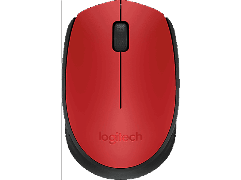 LOGITECH M171 USB Alıcılı Kablosuz Kompakt Mouse - Kırmızı