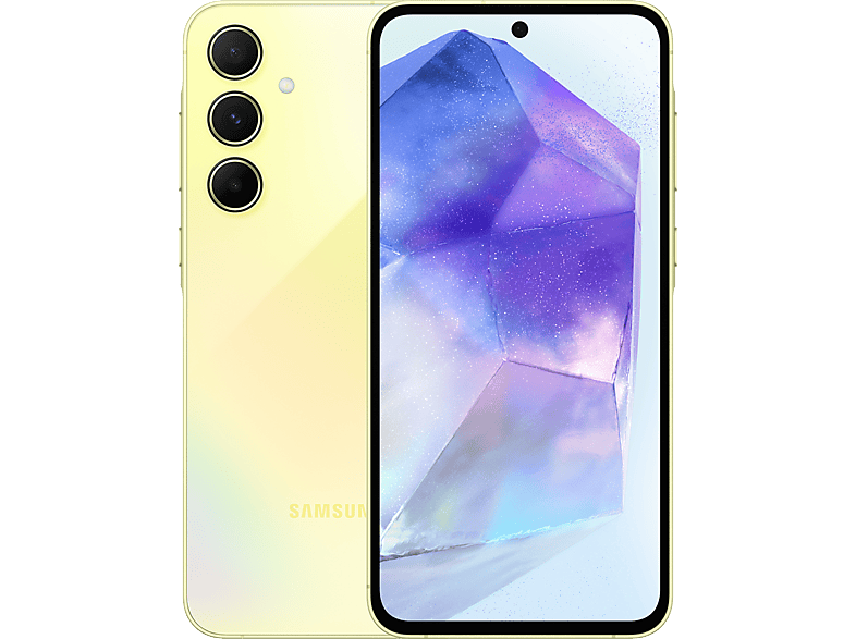 SAMSUNG Galaxy A55 8/128 GB DualSIM Király Sárga Kártyafüggetlen Okostelefon (SM-A556B)