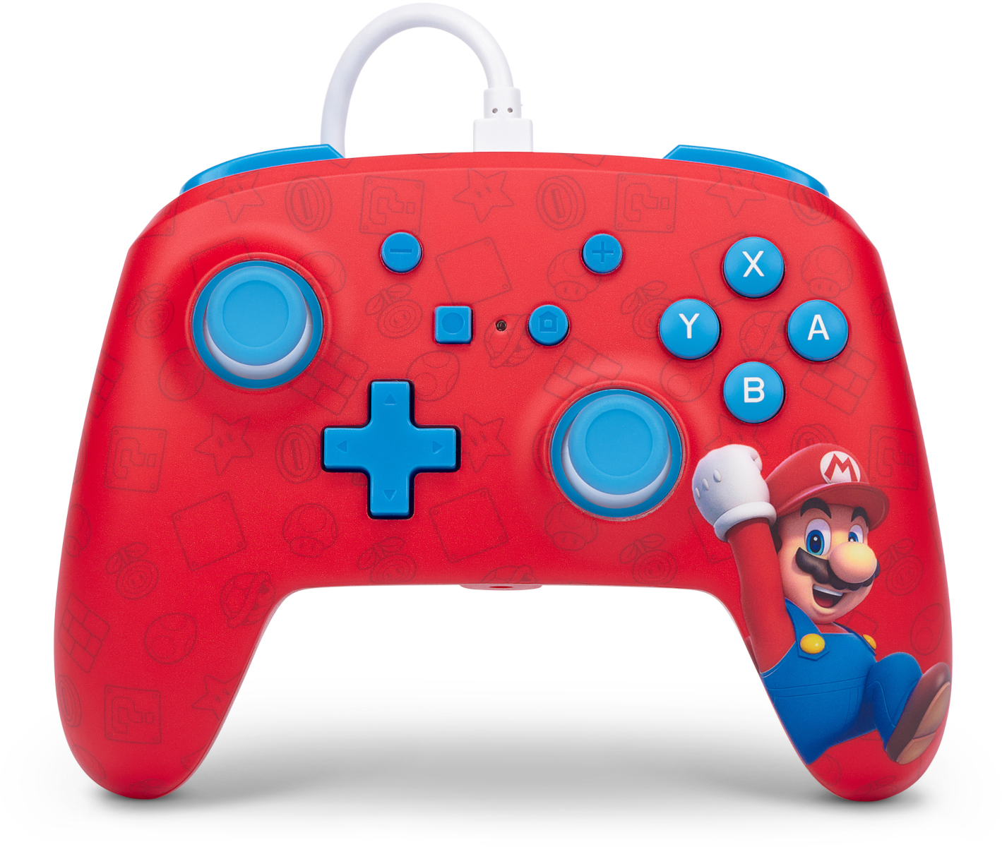 POWER A Enhanced vezetékes Nintendo Switch kontroller (Woo-hoo! Mario)