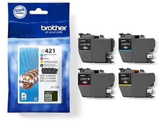 BROTHER LC421VAL C/M/Y/BK - cartucce d'inchiostro (Nero/Ciano/Magenta/Giallo)