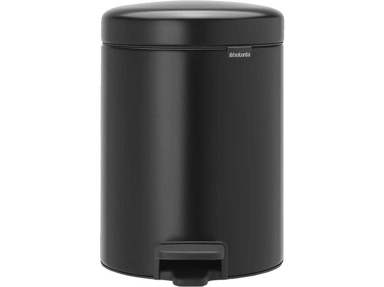 Brabantia 112928 Newicon, Mülleimer, 5l, Matt Black